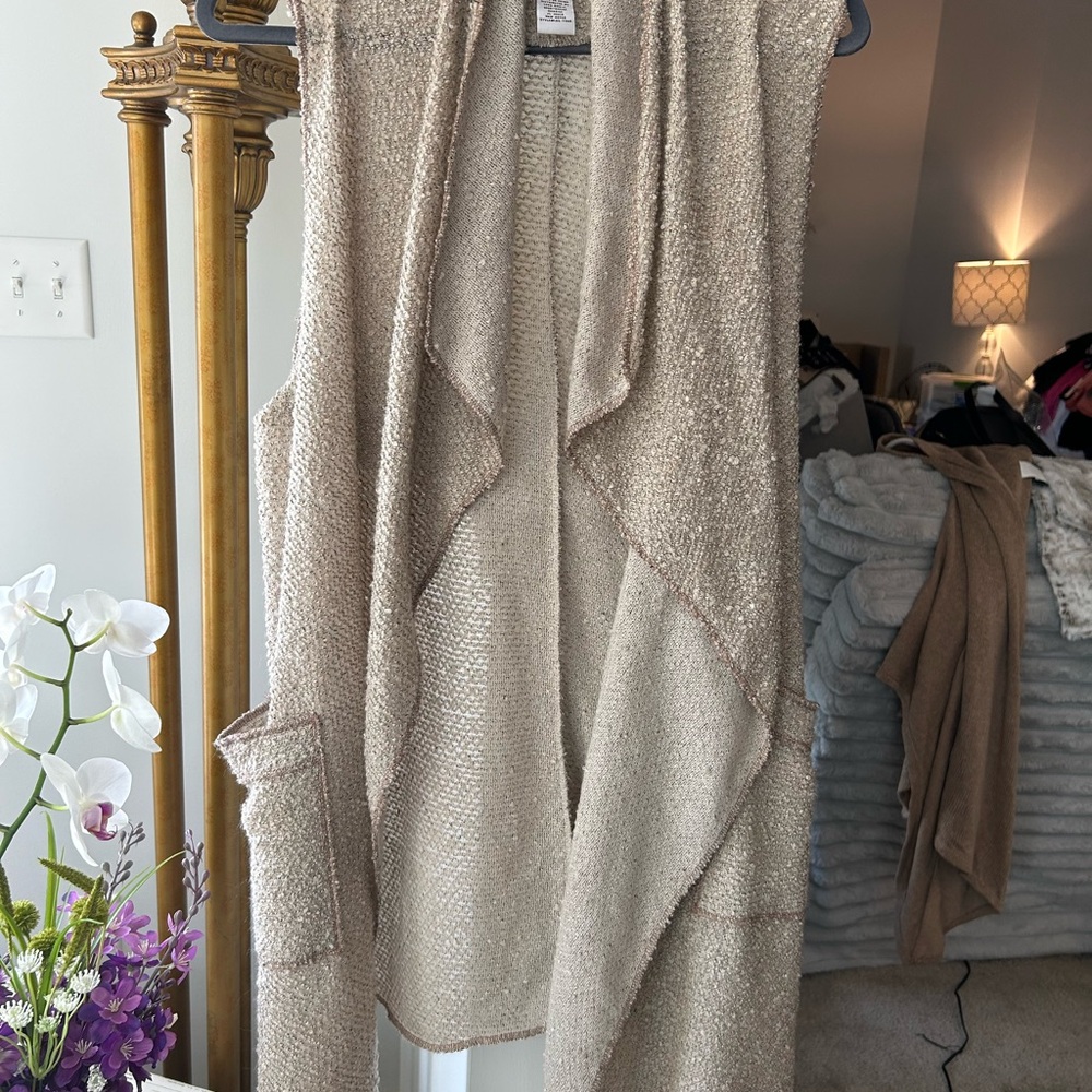 Moda Cream Knit Vest